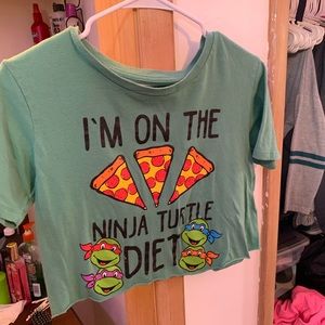 Ninja turtles crop top